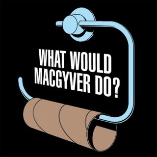 funny MacGyver Serien Star T SHIRT Mac Gyver 80s Kult TV retro (S) (M