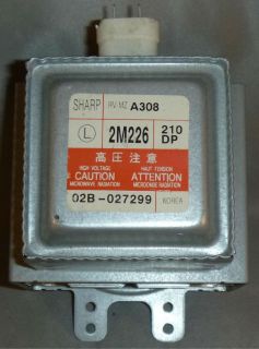 SHARP 2M226 210DT RV MZA308 MICROWAVE OVEN MAGNETRON