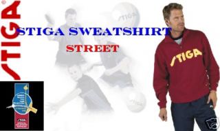 STIGA Sweatshirt Street rot; neu & ovp