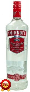 Smirnoff Vodka Red Label No. 21   1 Ltr. Liter flasche