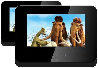 Odys Twin Tragbarer DVD Player mit Touch Bedienfeld und zusätzlichem