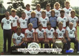 SV + Deutscher Meister 1983 + Fußball + BigCard #234 + HSV +
