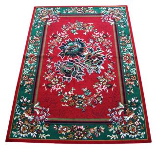 Orietteppich Lalee Sahara Red 190x280 Blumen floral rot grün Orient
