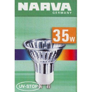 1x NARVA Halogen Spiegellampe HHRL   35W / GU10 / 51mm / 230V 