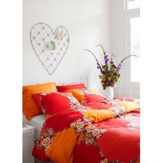 Essenza Bettwäsche POETRY FLOWER orange 155x220/80x80cm 