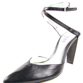 VERSACE Pur Elegance Damen High Heels Slingback Pumps Leder (Schwarz