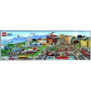  Rahmen   Lego City, Stadt (158 x 53cm) Küche & Haushalt