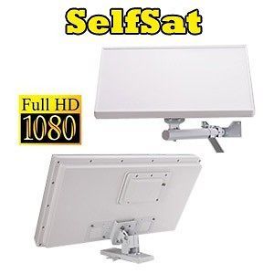 SELFSAT H30D digital SINGLE SAT Flachantenne H 30 D H30D1 FullHD HDTV