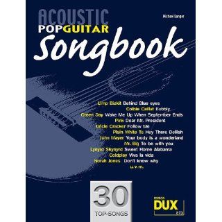 Ancora Acoustic Pop Guitar Songbook /CD, M. Langer Bücher