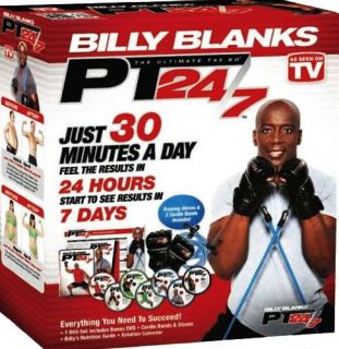 Billy Blanks . PT 24/7 Workout . Ultimate Tae Bo + Gloves & 2 Bands