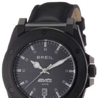 Breil Herren Armbanduhr XL Analog Leder TW0852