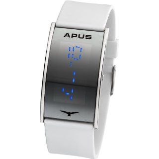 APUS Gamma Silver White Blue LED Uhr Sehr leicht Uhren