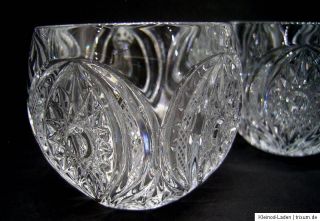 Stück Bowle Tassen Becher Gläser Bleikristall Kristall Stern