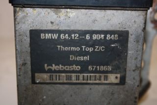 BMW E38 7er Webasto Standheizung Heizgerät Thermo Top Z/C Diesel