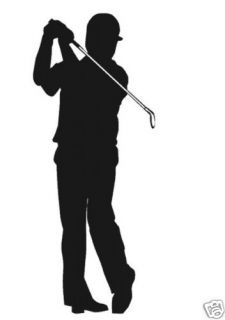 Golfer Aufkleber Golf Sport Sticker Golfspieler m254
