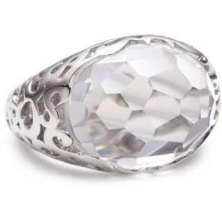 Viventy Damen Ring 925 Sterling Silber 1 Bergkristall Gr. 52 (16.6