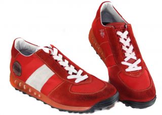 Tommy Hilfiger Herren Sneaker Schuhe Used Rot Gr. 42 #4