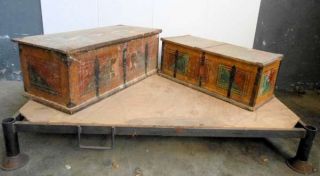Antike Holztruhe, Koffertruhe,Holzkiste,Kutschentruhe Koffer Palette 8