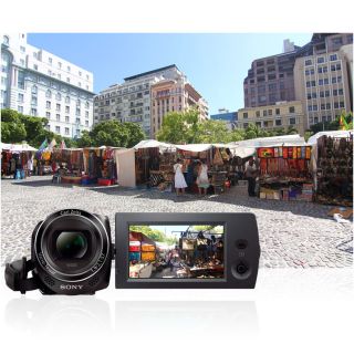 Sony HDR CX220EB HD Flash Camcorder 50p schwarz: Kamera