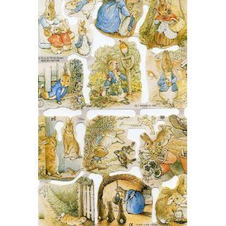 Glanzbild * Beatrix Potter Hasen Ostern * 1789 Spielzeug