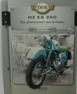 MZ ES 250   Eisenschwein aus Zschopau   DDR / Atlas Motorräder 1:24