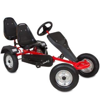 TecTake Go Kart Tretfahrzeug rot Spielzeug