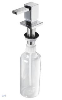 Spülmittelspender eckig Dispenser Seifenspender für Spülen Chrom
