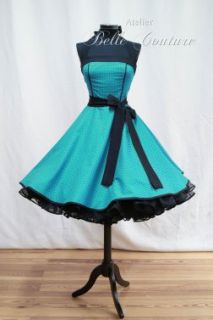 50er Jahre Cocktail Tanz Kleid z. Petticoat auch n. Maß