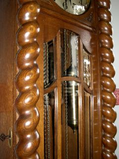 XL Gründerzeit Herrenzimmer Standuhr ANTIK~1900 Longcase Clock