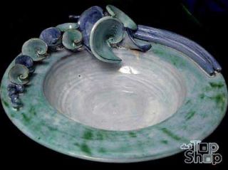 EXKLUSIVER TELLER WANDTELLER Keramik Majolika BALLAS German ceramics