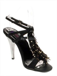 SALE!!! Jumelles Pumps eleganter Damenpumps Sandale schwarz Größe 35