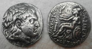Tetradrachme, Lysimachos, 323   281 v. Chr. Replikat Silber