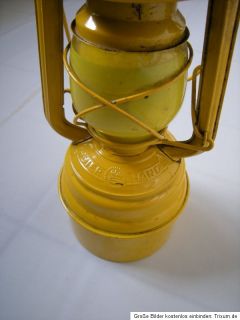 Feuerhand Sturmkappe No. 276 W.Germany * Petroleum Lampe * Gelb