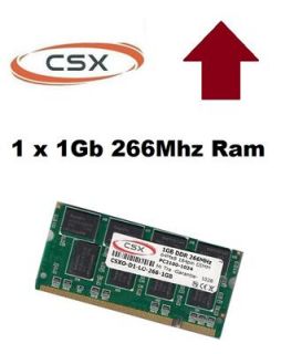 1Gb SoDimm 266Mhz Ram Riegel Speicher Pc2100 Pc1 266 Memory DDR SDRAM
