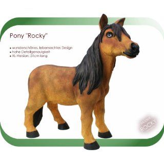 Pony ROCKY lebensechte Pferde Skulptur Figur Pferd 51cm: 