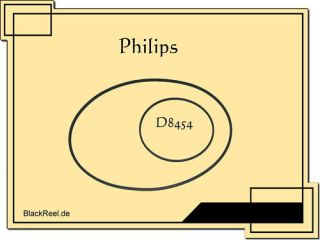 Philips D 8454 D8454 Radiorecorder Riemen rubber belts