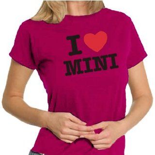 love Mini LADIES T Shirt XS   XXL div. Farben