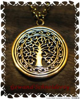 Anhänger Bronze Yggdrasil Weltenbaum Weltenesche Kelten