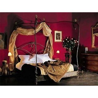Romantik Metall Bett 140 x 200 Küche & Haushalt
