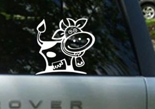 glückliche Kuh Auto AUFKLEBER Decal Car Sticker 01