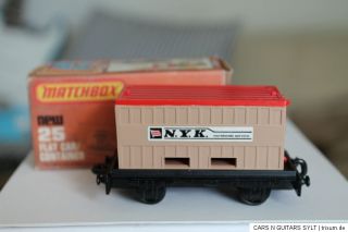 MATCHBOX SUPERFAST * FLAT CAR CONTAINER * OVP