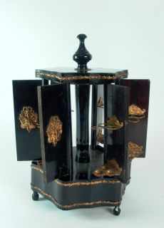 seltene Zigarren Karusell mit Spieluhr   19 Jhd