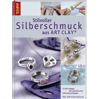 Stilvoller Silberschmuck aus ART CLAY 30 Workhops mit detaillierten