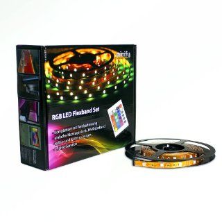 SET: RGB LED STRIP Band Leiste 5 METER   INKL.: Elektronik