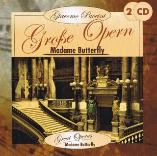 Giacomo Puccini MADAME BUTTERFLY  GROßE OPERN 2 CD Box Neu & OVP