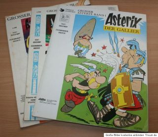 Grosser Asterix Band Konvolut I III Sonderband II 1 2 3 der Gallier