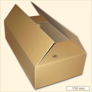 Karton Faltkarton Faltschachteln 590 x 290 x 140 mm einwellig