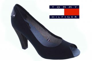 Tommy Hilfiger Pumps Korkabsatz Schwarz Gr. 36 41 #216