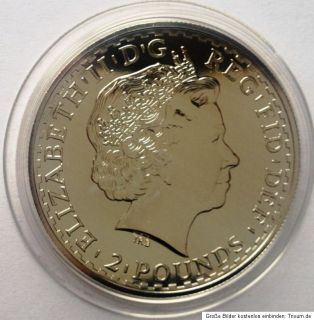 BRITANNIA 2003   2 Pfund   1 OZ / Unze Silber