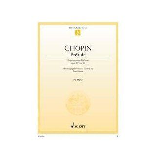 Prélude Des Dur Regentropfen. op. 28/15. Klavier. (Edition Schott